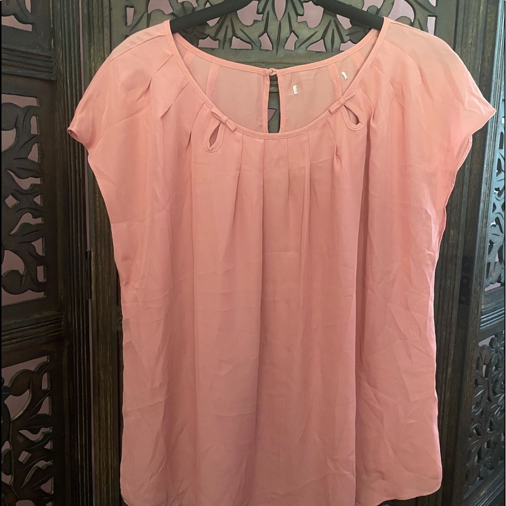 Coral Pink Top - Worn Once